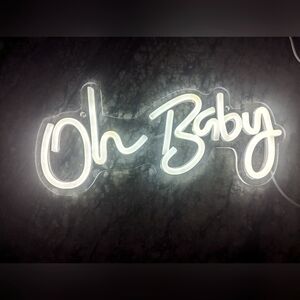 Baby LED sign